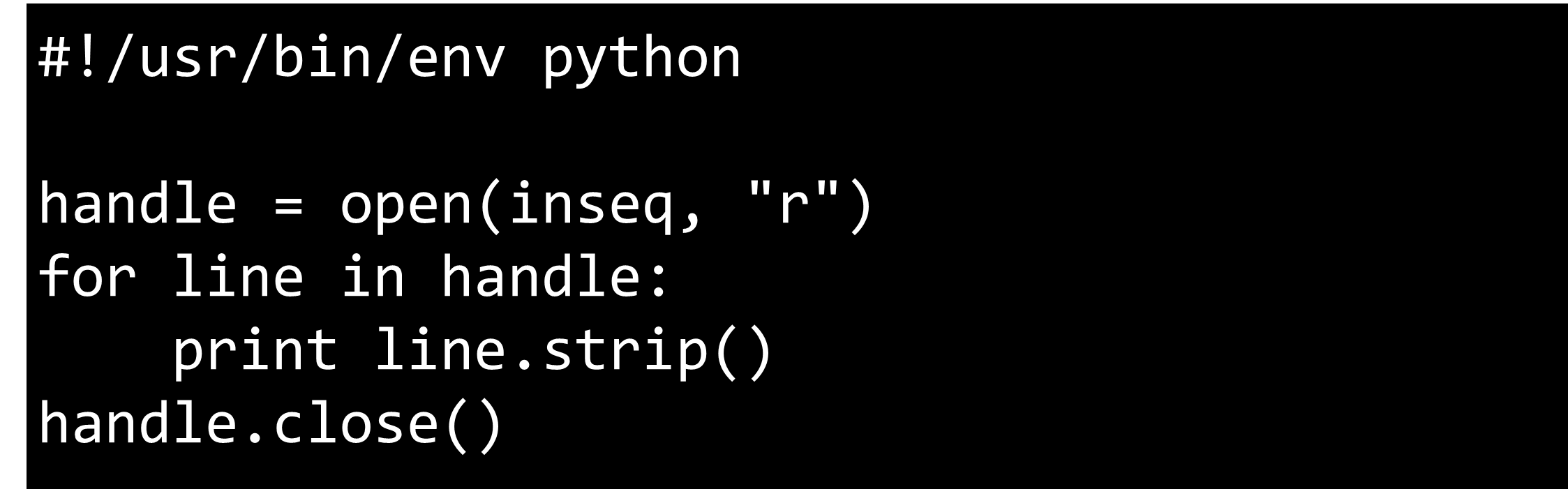 Python reading data